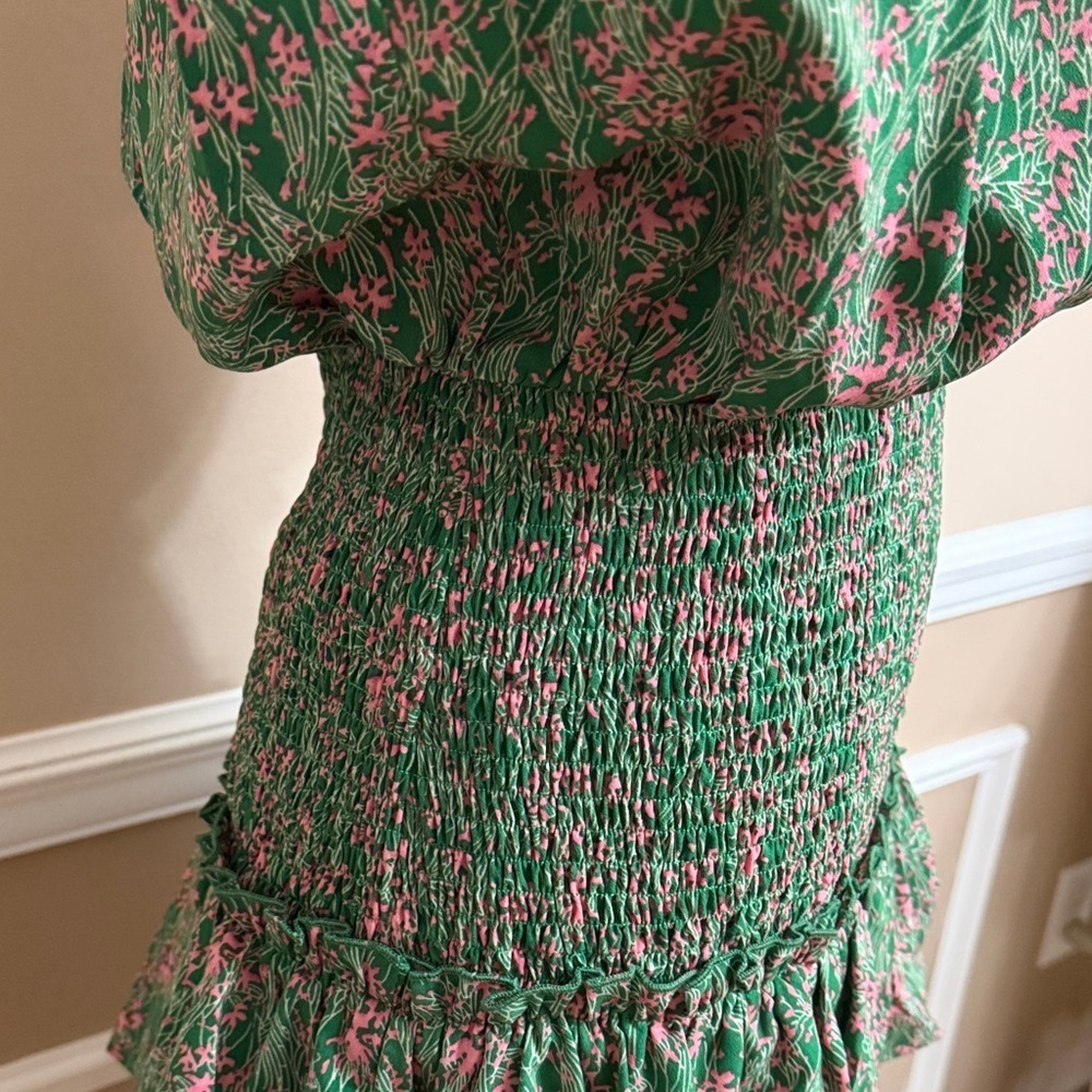 Floral Green Dress - Picture 6 of 13